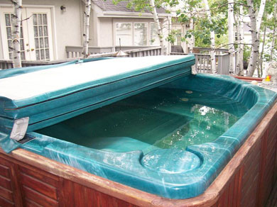 utah ski condo hot tub